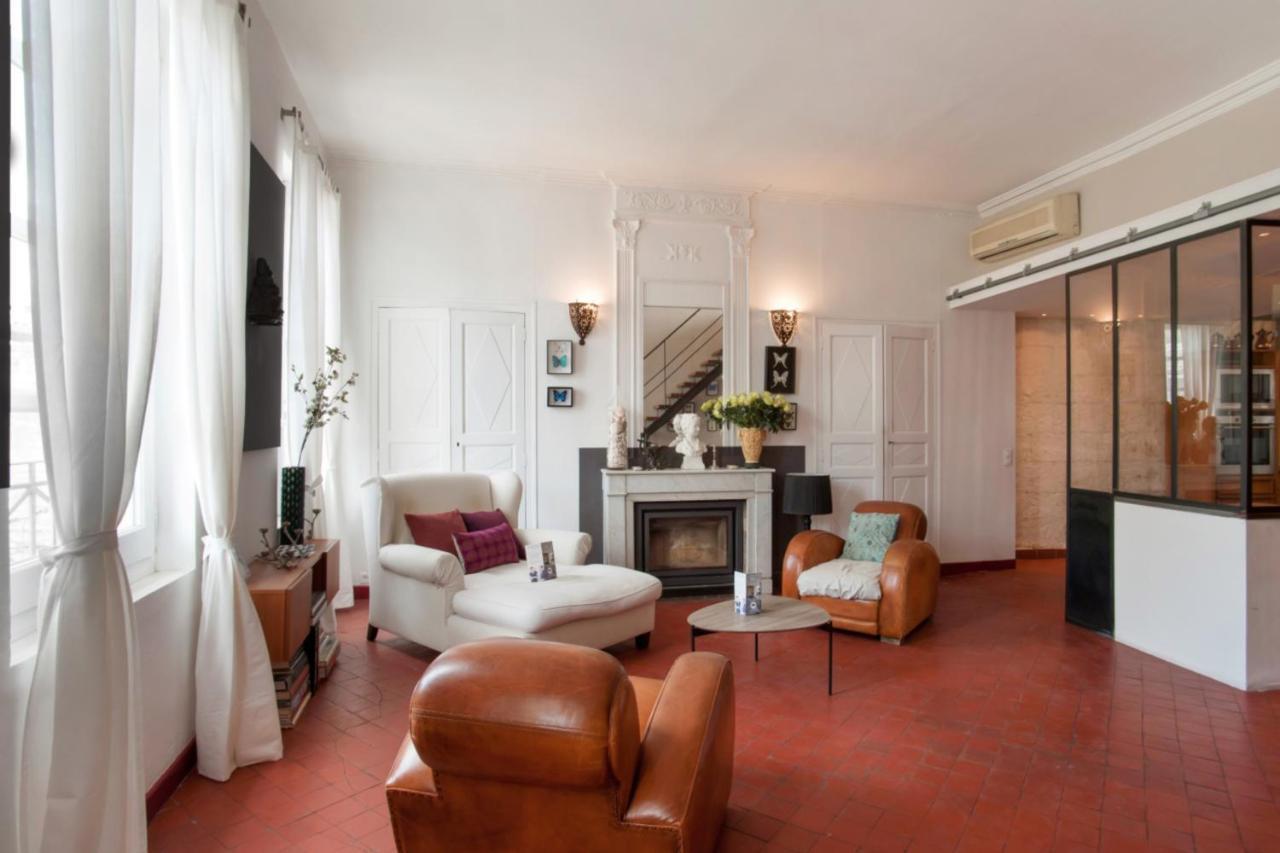 Charming And Large Duplex Flat With Beautiful Terrace In Avignon Apartamento Exterior foto